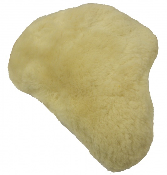 TOM zadeldekje schapenvacht 29 cm beige