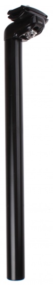 TOM zadelpen vast 25,0 x 350 mm aluminium zwart