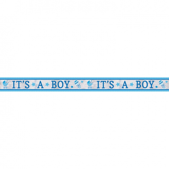 Amscan Banniere C Est Un Garcon 762 Cm Bleu Internet Partyshop