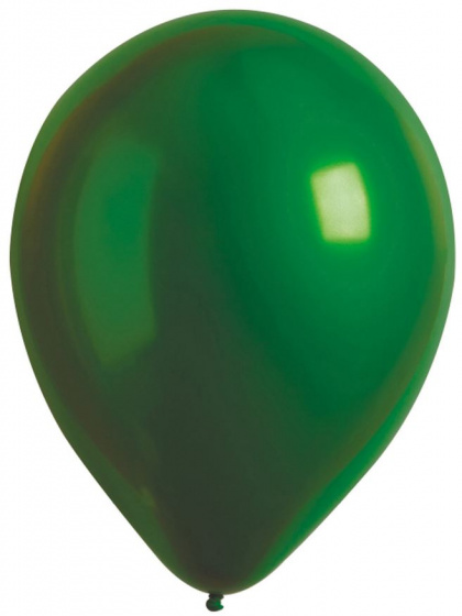 Amscan balóny 27,5 cm latex tmavozelený 50 kusov