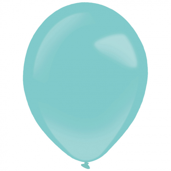 Amscan balóny 28 cm latex tyrkys 50 kusov