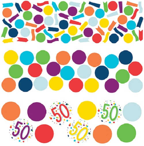 Amscan confetti 50 confetti birthday 34 gram papier
