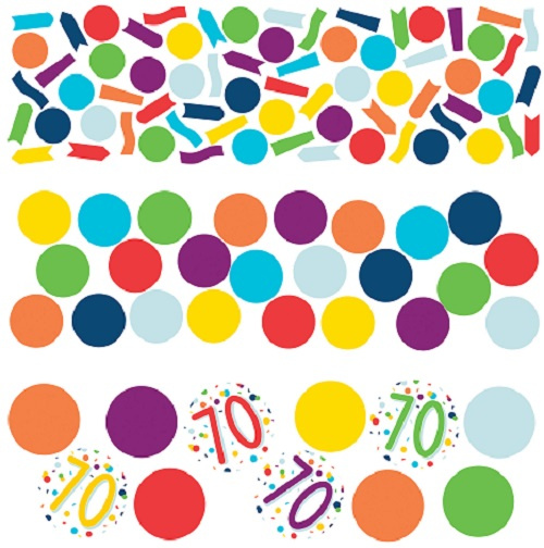 Amscan confetti 70 confetti birthday 34 gram papier