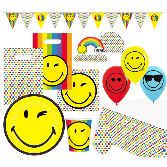 Párty set Amscan Smileyworld junior paper 56 ks