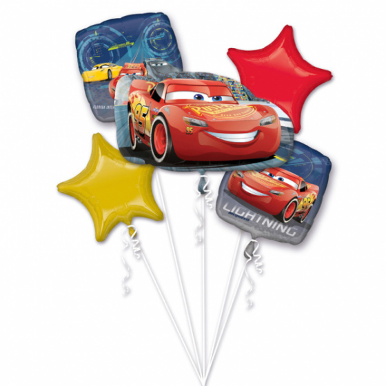 Amscan fóliový balón Cars 5-dielny