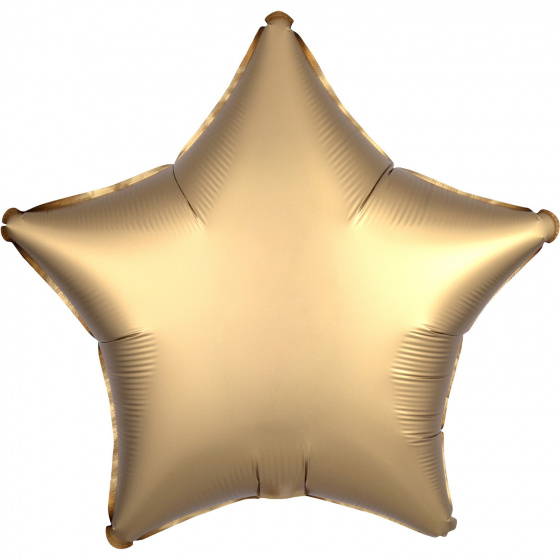 Amscan fólia Balloon Luxe Jade Star 43 cm zlatá