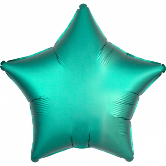 Amscan fóliový balónik Luxe Jade Star 43 cm zelený