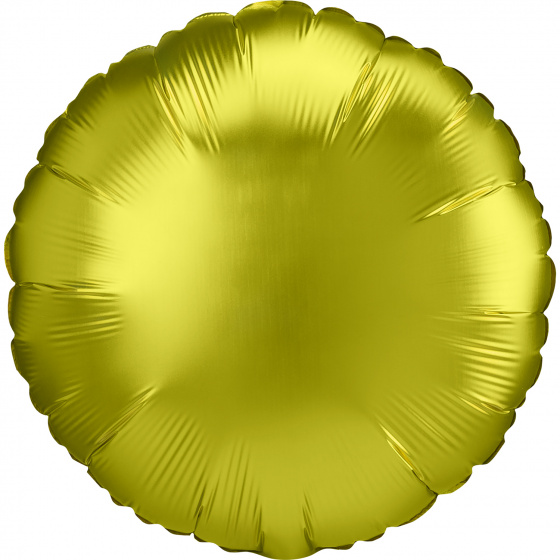 Amscan fóliový balónik Luxe Lemon Jade 43 cm zlatý