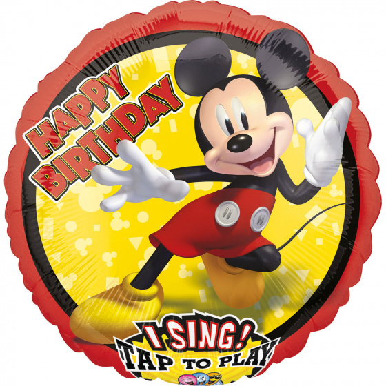 Amscan fóliový balónik Mickey Mouse 71 cm červeno/žltý