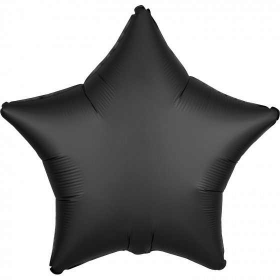 Amscan folieballon ster 43 cm folie zwart