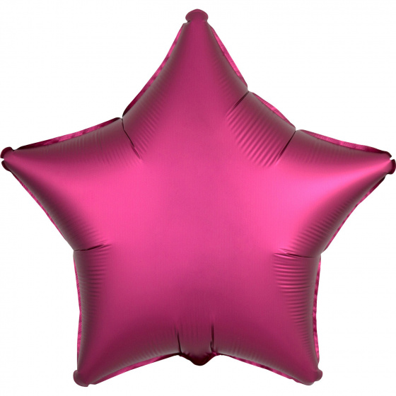 Amscan fóliový balón hviezda 43 cm fuchsiová
