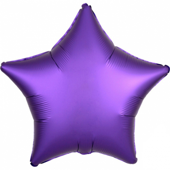 Amscan fóliový balón hviezda 43 cm fialová