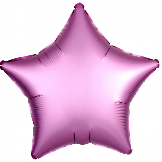 Amscan fóliový balón hviezda 43 cm ružová