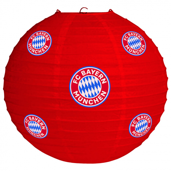 Amscan lampión FC Bayern Mníchov chlapci chlapci 20 cm kartón červený