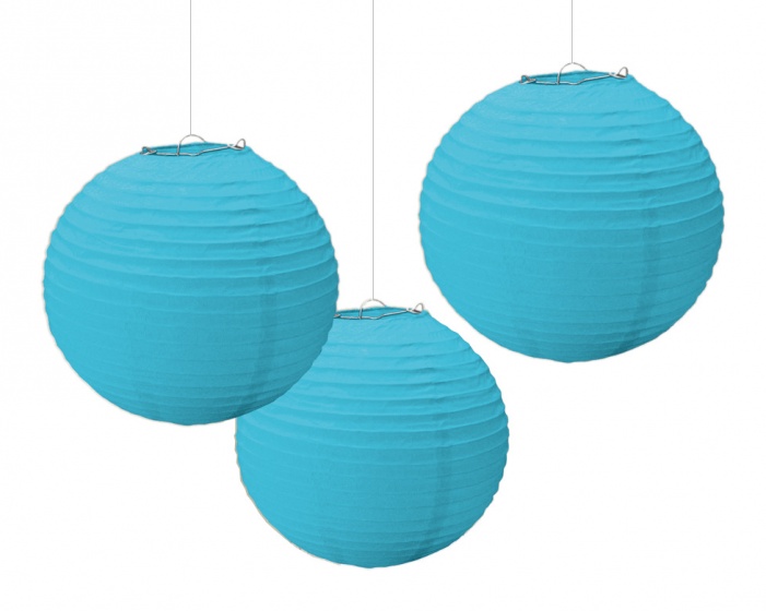 Amscan lampy zlaté 24 cm 3 kusy