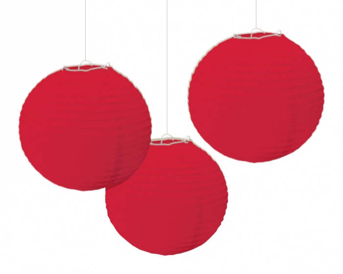 Amscan lampy zlaté 24 cm 3 kusy