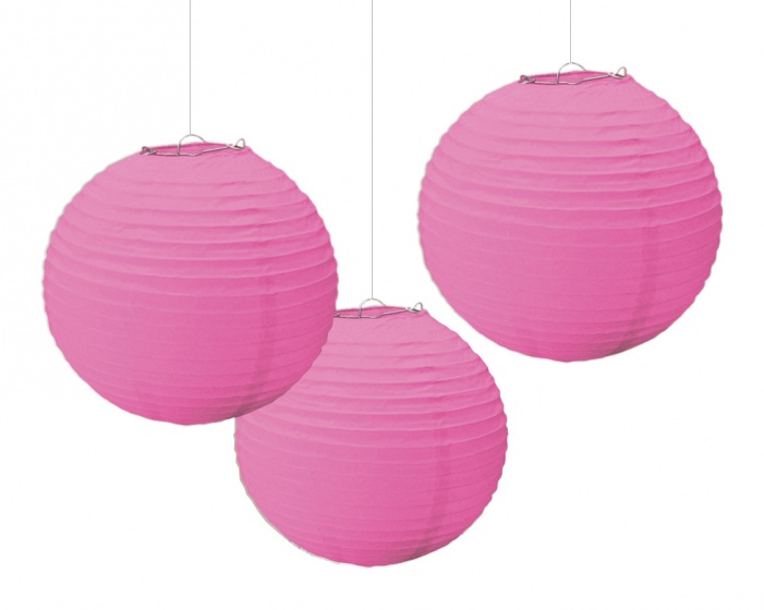 Amscan lampy zlaté 24 cm 3 kusy