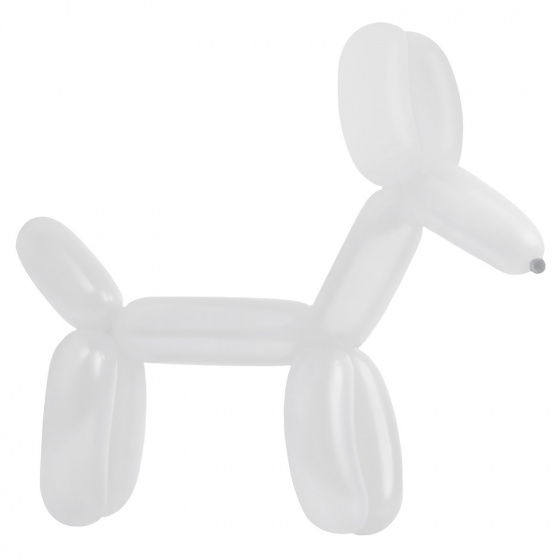Amscan modelovacie balóny 114 cm latexové biele 100 kusov