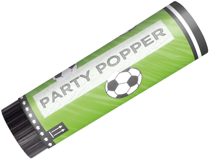 Amscan party popper futbalová lopta 15,5 cm plastová zelená 2 kusy