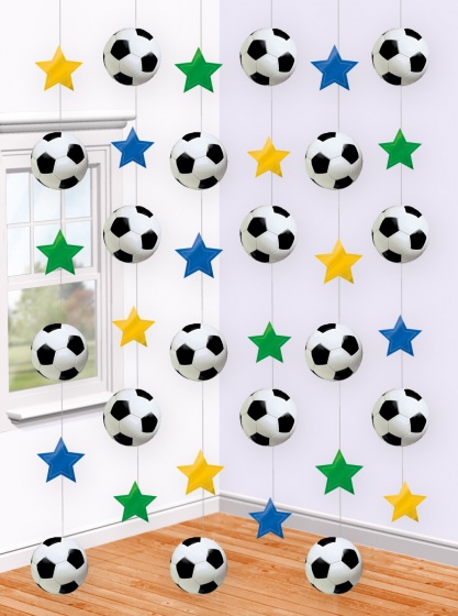 Amscan girlandy futbal 210 cm 6 kusov