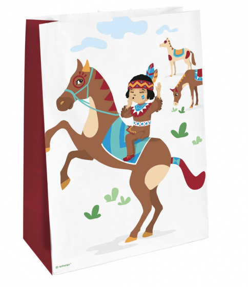 Amscan dávkovacie sáčky Tepee & Tomahawk14,7 x 21 cm 4 kusy
