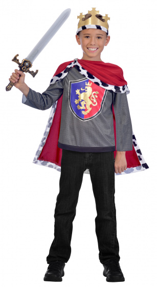Amscan súprava šiat king boys polyester červená mt 128/134