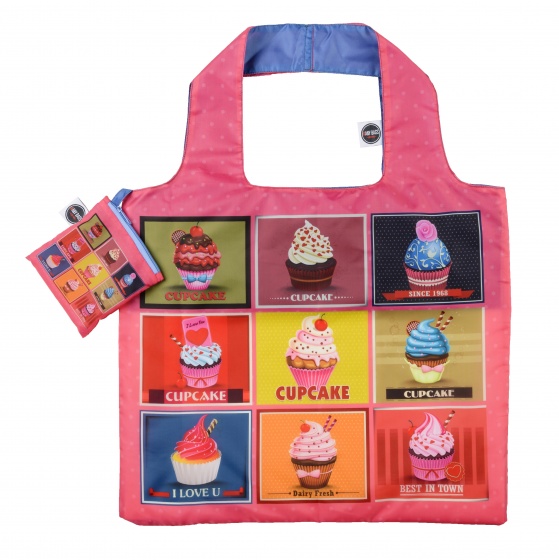foldable shopper cupcake 48 cm