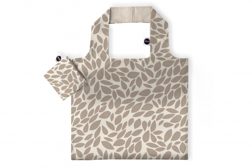 florenz foldable shopper 48 cm brown