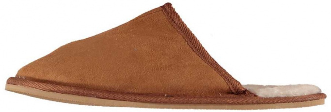 Apollo papuče dámske guma/textil/kožušina koňak veľkosť 39-40