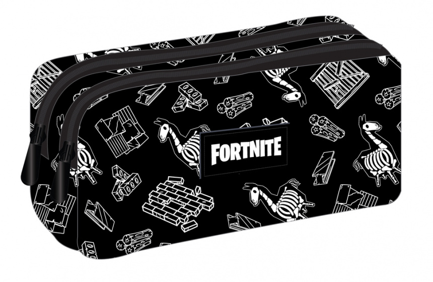 Arditex peračník Fortnite junior 21 x 6 x 9 cm textilná čierna/biela