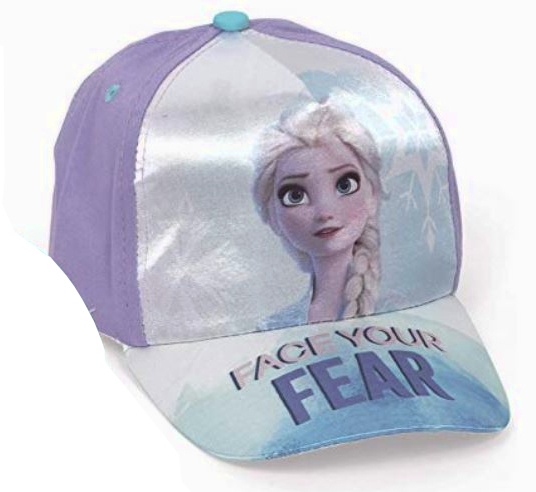Frozen cap "Face your fear" purple