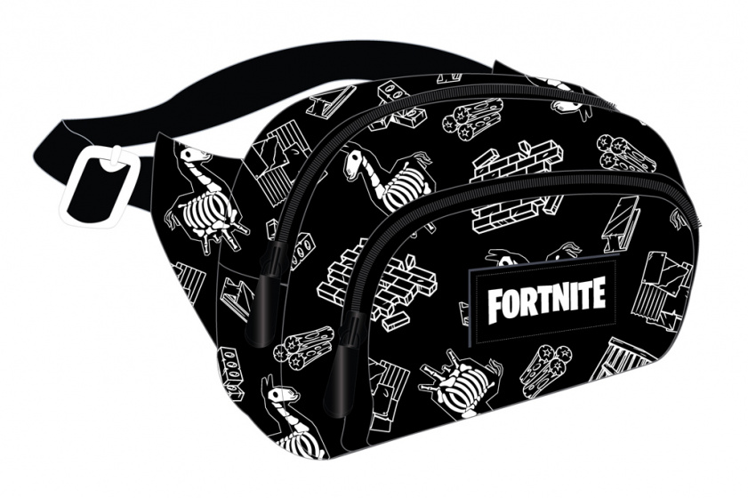 waist bag Fortnite 2,3 litre 26,5 cm polyester black