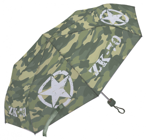 children's umbrella Army 91 cm polyester army green