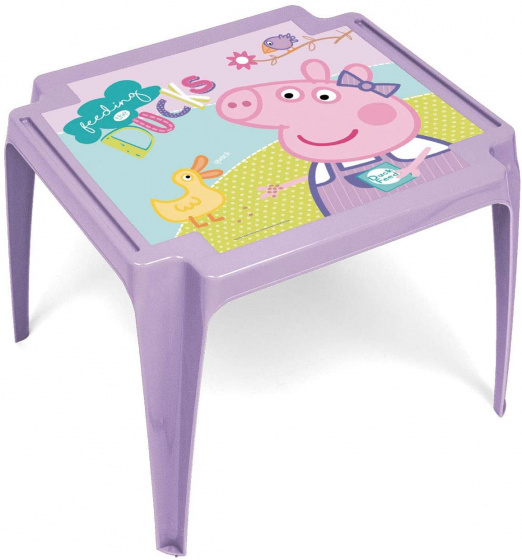 Arditex kindertafel peppa pig 44 x 55 cm polypropyleen paars