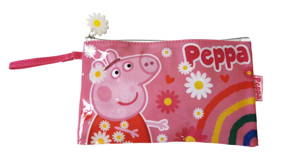 toiletries bag Peppa Pig girls 24 x 14 cm polyester/PVC pink