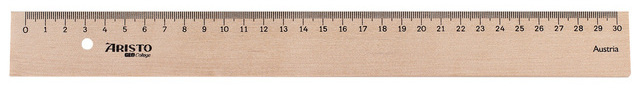 Aristo pravítko Geo College 30 cm drevo/oceľ hnedá