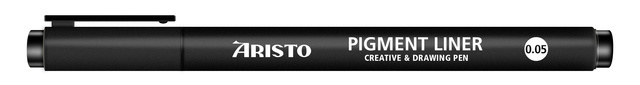 Aristo pigmentová linka Geo College 0,05mm RVS čierna