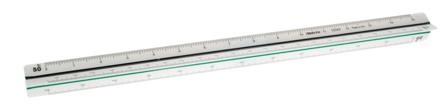 Aristo tyčinka stupnice 30 cm biela