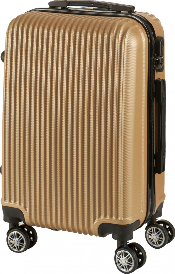 Arte Regal batožinový vozík 40 litrov 37,5 x 22 x 57 cm ABS zlatý