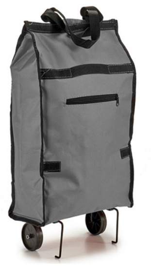 Arte Regal shopping bag 31,5 x 53 cm polyester grey/black