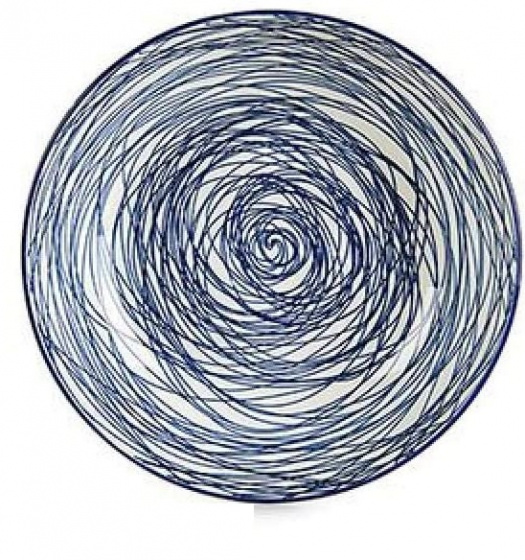Arte Regal tanier 20 cm porcelán modrý/biely