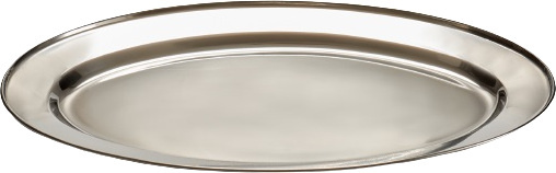 Arte Regal tanier Bandeja 22,5 cm oceľ strieborná