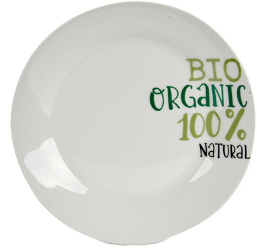 Arte Regal dezertný tanier Bio Bio 19 cm porcelán biely