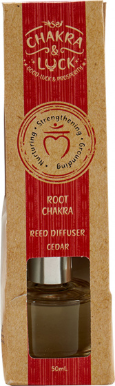 Arte Regal aróma tyčinky Chakra & Luck cédrové drevo 50 ml sklo/drevo