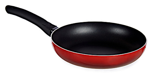 Arte Regal panvica Modena 24 cm hliník čierna/červená
