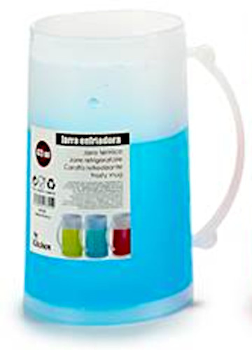 Arte Regal 470 ml chladiaci pohár 9 x 14,5 cm modrá/priehľadná