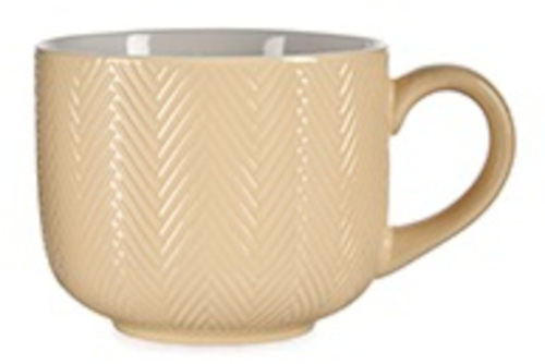 Arte Regal hrnček na kávu 570 ml porcelánová žltá