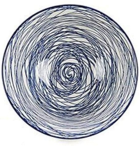 Arte Regal miska 16 cm porcelán čierna/biela