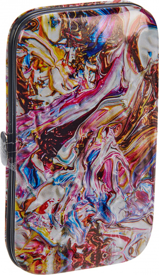 Arte Regal manikúra sada abstrakt 10,8 x 6 cm oceľovo modrá 7-dielna