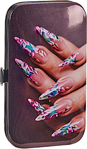 Arte Regal manicure set nails 10,8 x 6 cm steel purple 7-piece